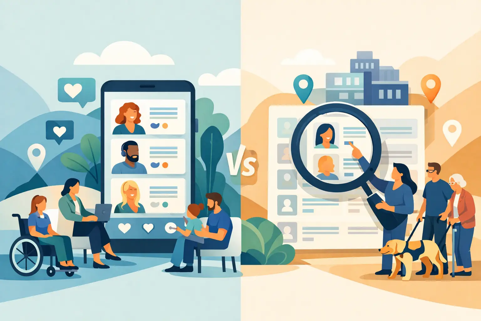 Therapy Marketplace Versus General Directory