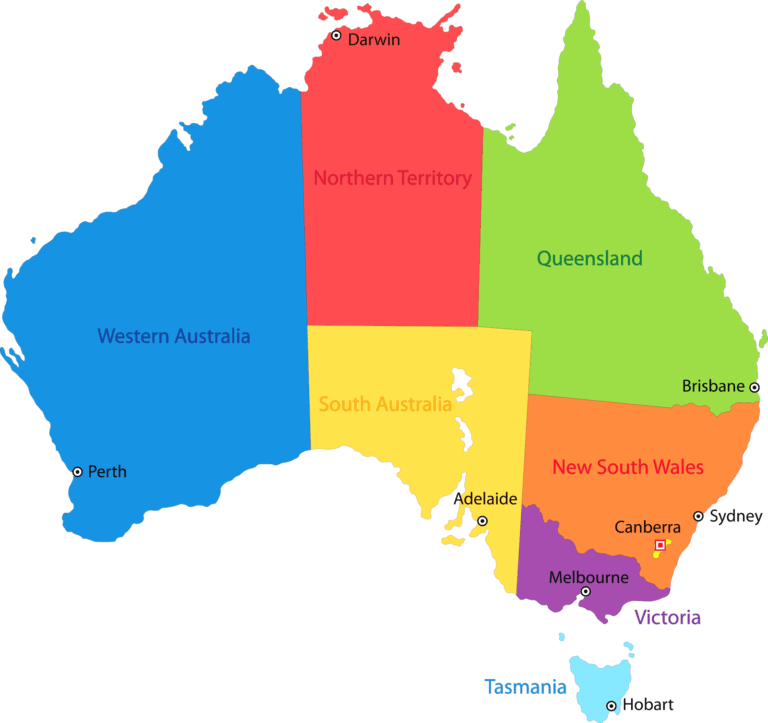 Map of Australia — search NDIS providers by city