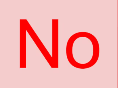 No